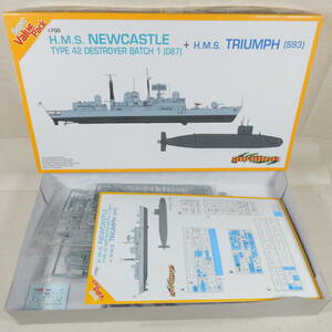 (18469) H.M.S. NEWCASTLE(D87)+H.M.S. TRIUMPH(S93) cyber-hobby(サイバーホービー) 1/700 CH7106 内袋未開封 未組立て