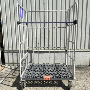 【引取り限定】中古 カゴ台車 ダイフク社製 中間棚無し 物流機器 運送 倉庫 TBDY0009