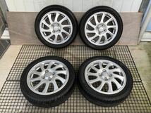 ダイハツ純正 165/55R15 4.5J+45 4穴 PCD100 15インチ タイヤホイール 4本セット 123_画像1