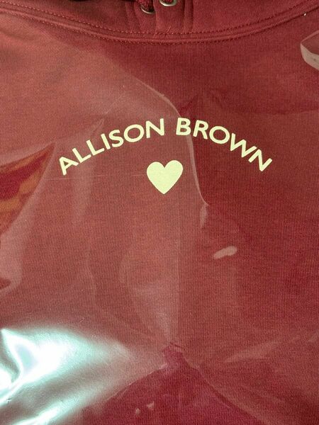 アリソンブラウン　ALLISON BROWN パーカー　福袋　HAPPYBAG ロゴフーディ　ロゴスウェット　ロゴパーカー　非売品