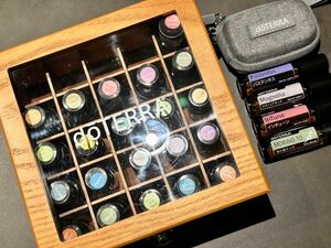 doTERRA ドテラ木箱　オイル25本(全て未開封) まとめ売り