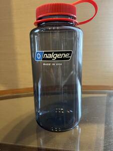 NALGENE ナルゲンボトル Tritan 広口 1.0L [ グレー ] - 流通量少ない赤キャップ