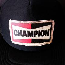 即決★シングルナイロンメッシュキャップ【Champion】黒単色_画像2