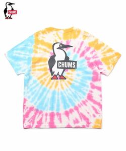 CHUMS Booby Logo T-Shirt Tie-Dye SPR チャムス ブービー ロゴ Tシャツ（メンズ）タイダイ スプラッシュ CH01-2279／XXL／2XL