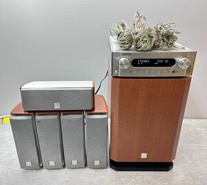 DENON 5.1chサラウンドホームシアターシステム 2004年製 AVC-M330/DSW-9900/SC-C9900/SC-A9900×4点 アンプ通電OK ジャンク品