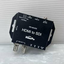 ビデオプロ/VideoPro HDMI to SDIコンバーター (VPC-HS1STD) 本体のみ ジャンク品_画像1