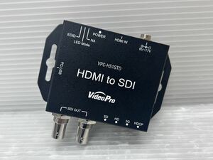 ★最終在庫品★ビデオプロ/VideoPro HDMI to SDIコンバーター (VPC-HS1STD) 本体のみ ジャンク品 B