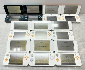 Nintendo Newニンテンドー2DS LL (JAN-001) 本体のみ 10台まとめ売り 付属品なし 訳あり品 初期化済 中古動作確認済