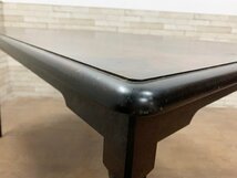 北海道民芸家具 ダイニングテーブル 机 食卓机 和モダン 長方形 木製 ホクミン 幅125cm(貝327)_画像7