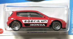 人気 本国流通版 1992 Honda Civic EG 1600 DOHC B16A VTEC ホンダ 本田技研工業 シビック 第5世代 Ryu Asada リュウ アサダ 2024 レッド