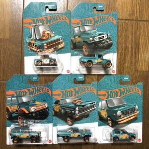 レア 日本未発売 HW 56th Pearl & Chromes US流通版 5種 セット パール アンド クローム Blue Gold Honda Toyota Chevrolet Chevy Ford