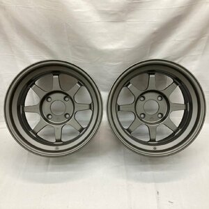 【在庫あり即納】RS Watanabe Forging-R 15×8.5J -6 4H-114.3 ブラック 15インチ ワタナベ アルミホイール 2本