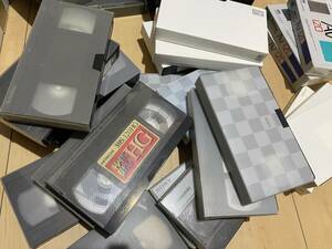 VHSビデオテープ　SONY　Panasonic　FUJIFILM　Victorなど　まとめて60本セット　中古現状　未使用品有り