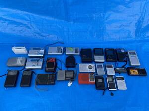 SONY Panasonic AIWA SANYO CASIO etc. radio radio cassette cassette recorder etc. total 26 pcs 