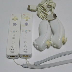 RSN71【送料無料 即日発送 動作確認済】Wii リモコン ヌンチャク ストラップ 2個セット 任天堂 純正 RVL-003の画像1