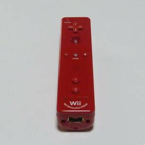 R06【即日発送 送料無料】Wii リモコン モーションプラス 純正（動作確認済) 赤 レッド RVL-036 コントローラの画像1