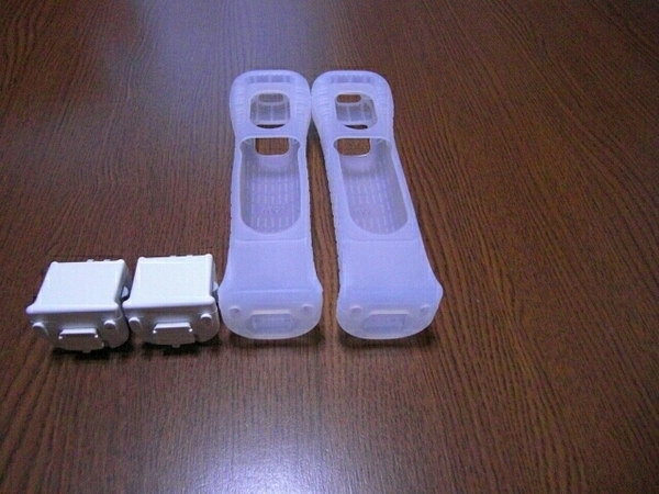 M033（即日発送 送料無料）Wii　モーションプラス　ジャケット　2個セット（分解洗浄　動作確認済）リモコンカバー