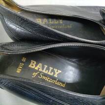 2/28　GJ60251　BALLY　バリー　ブラック　レザー　8 1/2E　ビジネスシューズ　メンズシューズ　_画像4