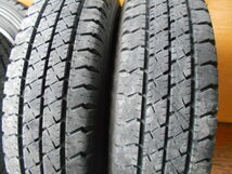 ET5174 鉄ホイール グッドイヤー カーゴプロ 165/80R14 97/95N LT 4本セット 溝有 4.5J 114.3 2020年製タイヤ_画像4