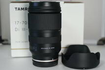 極美品　TAMRON タムロン　17mm-70mm f2.8 Di Ⅲ-A VC RXD B070 送料無料_画像2