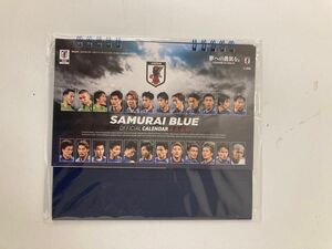 卓上カレンダー　サッカー　日本代表　サムライブルー　2024