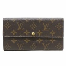 1円～訳あり★LOUIS VUITTON モノグラム ポルトフォイユサラ 中ファスナー 長財布 M61734 ルイヴィトン_画像1