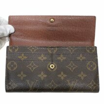 1円～訳あり★LOUIS VUITTON モノグラム ポルトフォイユサラ 中ファスナー 長財布 M61734 ルイヴィトン_画像6