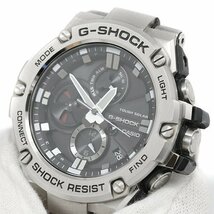 1円～CASIO Gショック Gスチール クロノグラフ GST-B100D-1AJF SS ブラック文字盤 メンズ腕時計 カシオ_画像8