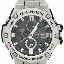 1円～CASIO Gショック Gスチール クロノグラフ GST-B100D-1AJF SS ブラック文字盤 メンズ腕時計 カシオ_画像1