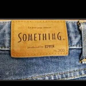 3/31迄価格 EDWINのSOMETHING 303ジーンズ。サムシング　日本製　27×31