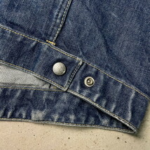 00年代 Levi's ENGINEERED JEANS ユーロリーバイス デニムジャケット エンジニアードジーンズ 立体裁断 メンズXL_画像7