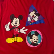 90年代 DISNEY スウェットワンピース MICKEY MOUSE ミッキーマウス キャラクタープリント レディース2XL相当_画像3