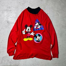 90年代 DISNEY スウェットワンピース MICKEY MOUSE ミッキーマウス キャラクタープリント レディース2XL相当_画像1