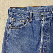 90年代 Levi's ユーロリーバイス 501 ストレート デニムパンツ メンズW30_画像3