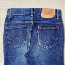 80年代 英国製 Levi's ユーロリーバイス 631-0217 スリムストレート レディースW26_画像6