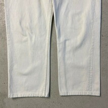 90年代 USA製 Levi's リーバイス 501 0122 ホワイト デニムパンツ カラーデニム メンズW38 レディース_画像3