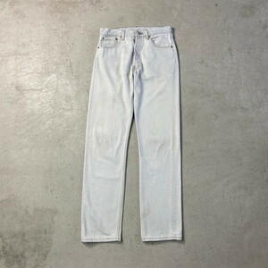 90年代 USA製 Levi's リーバイス 501 0648 ホワイト デニムパンツ カラーデニム メンズW32