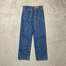 90年代 USA製 Levi's リーバイス 555 RELAXED FIT STRAIGHT LEG ワイド ストレート デニムパンツ メンズW34_画像8