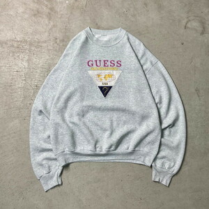 GUESS ゲス スウェットシャツ フロント刺繍 GUESS INTERNATIONAL メンズXL相当