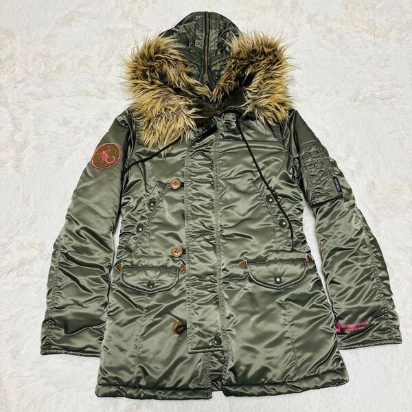 美品HYSTERIC GLAMOUR モッズコート ミリタリコート レディース N-3B フライトジャケット モッズコート