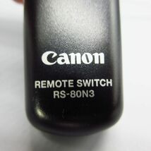 美品 Canon キャノン シャッターリモコンスイッチ RS-80N3 EOS R3 R5 5DS 5DSR 6D 7D 118003_画像8