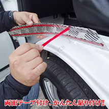 S500P S510P ダイハツハイゼットトラックハイゼットジャンボ 前期後期専用設計 シマ板 縞模様ステンレス ステップガード スカッフプレート_画像4