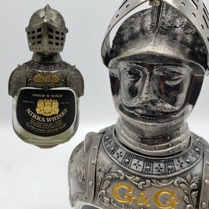 NIKKA ウイスキー　ボトルカバー　ニッカ　G＆G　西洋騎士　鎧　昭和レトロ　アンティーク　インテリア　コレクション【60n231】