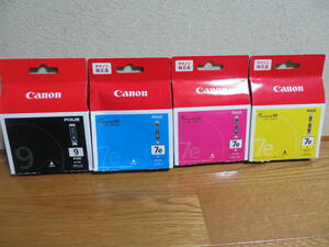 期限切れ　徳用 キヤノン Canon BCI-7eC/M/Y+9BK/4MP 4色セット・PIXUS MP510 / iP3500 / iP3300 / iX5000
