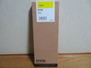 期限切れ　販売終了　エプソン　EPSON ICY25 インクカートリッジ イエロー　220ml 純正未使用品　現品1本 　PX-9000