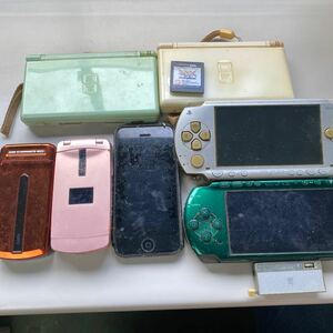 ジャンク品　部品取り　任天堂 NINTENDO iPhone PSP ガラケー　z-0206-4