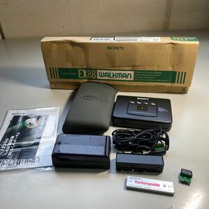 SONY ウォークマン カセットウォークマン WALKMAN WM-EX88 黒　z-0221-15