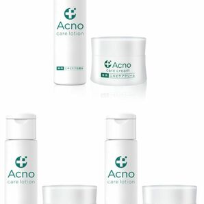 Acno （アクノ） ニキビケア化粧水150ml+ニキビケアクリーム50g 3セット