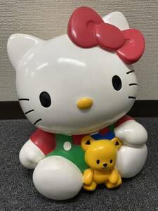 #10526 キティちゃん ハローキティ サンリオ 昭和レトロ 貯金箱 高さ約35cm フィギュア インテリア Hello Kitty 特大 ジャンク