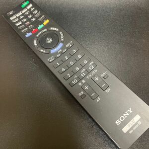 N7382 返品OK 動作品　清掃済み　SONY ソニーテレビリモコン RM-JD024